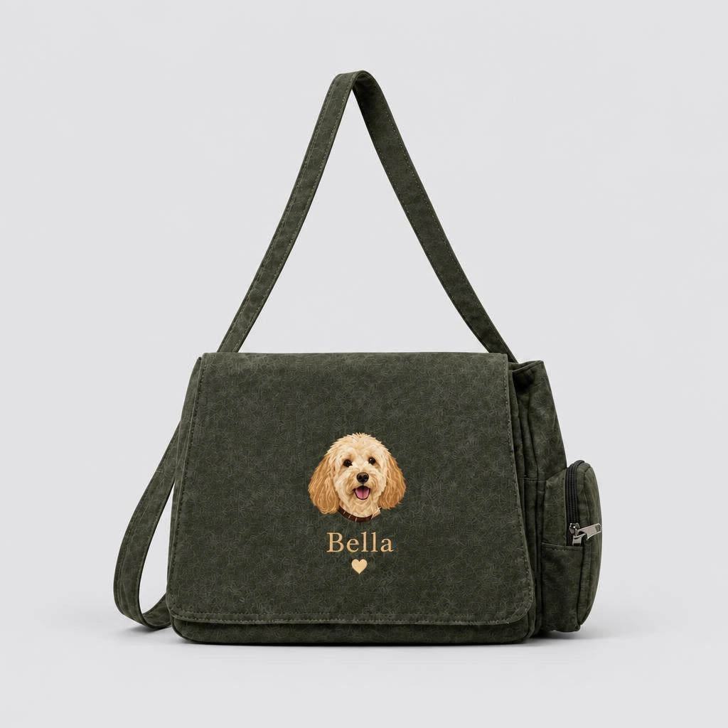 Personalized Pet Crossbody Shoulder Bag