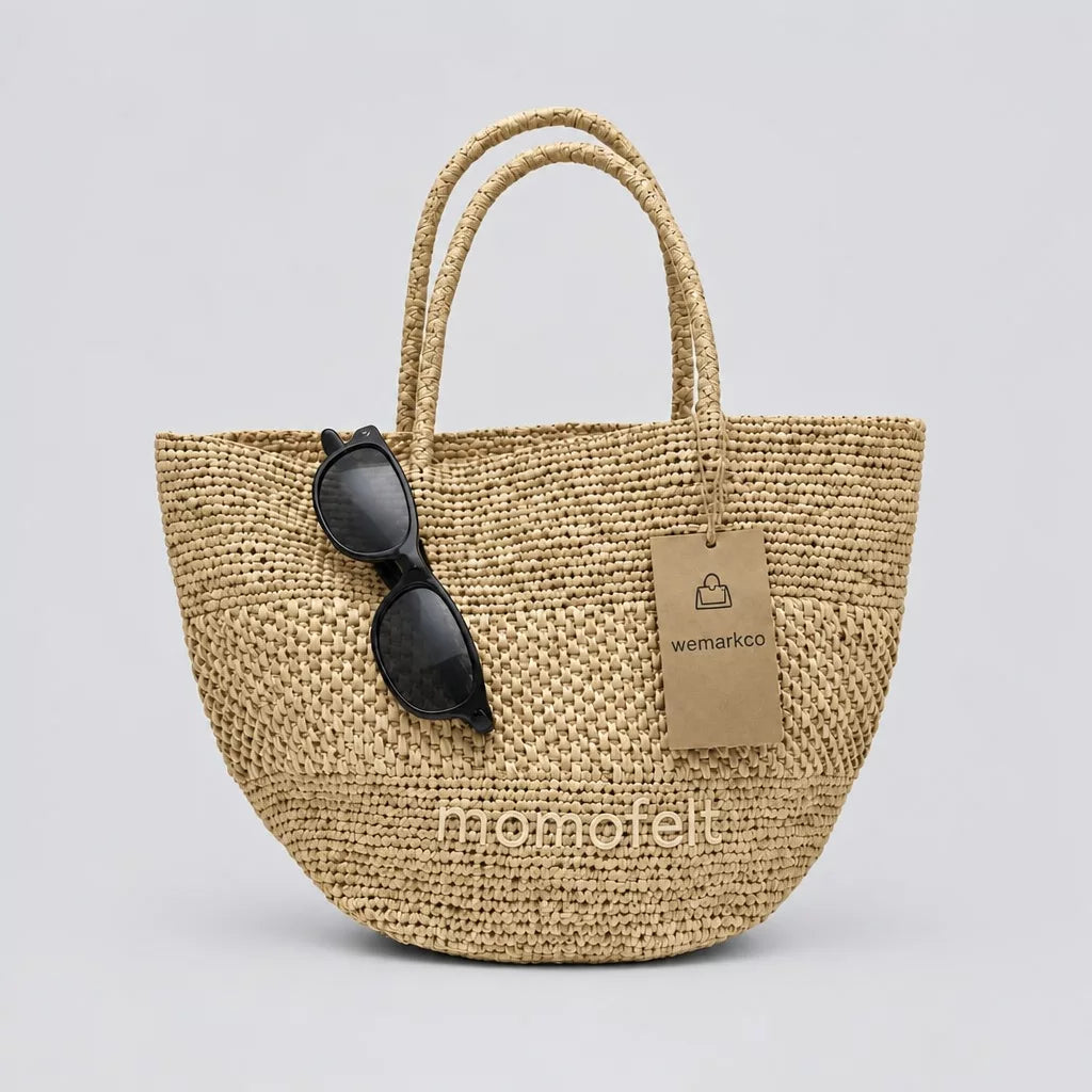 Natural Straw Beach Shoulder Bag