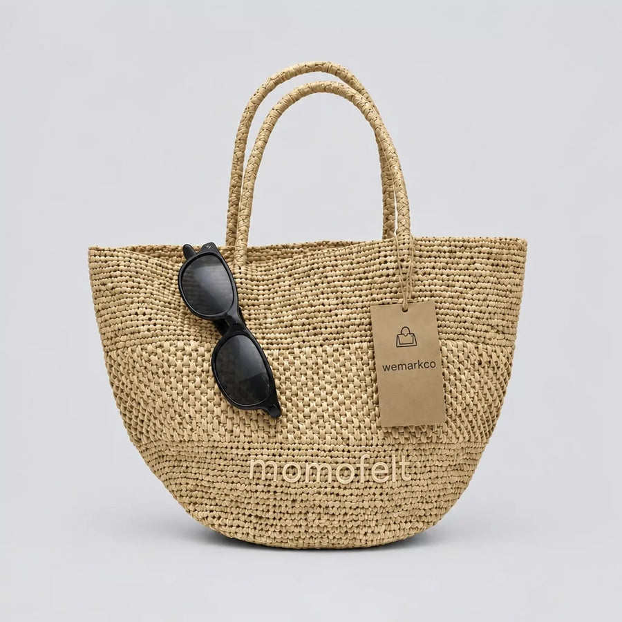Natural Straw Beach Shoulder Bag