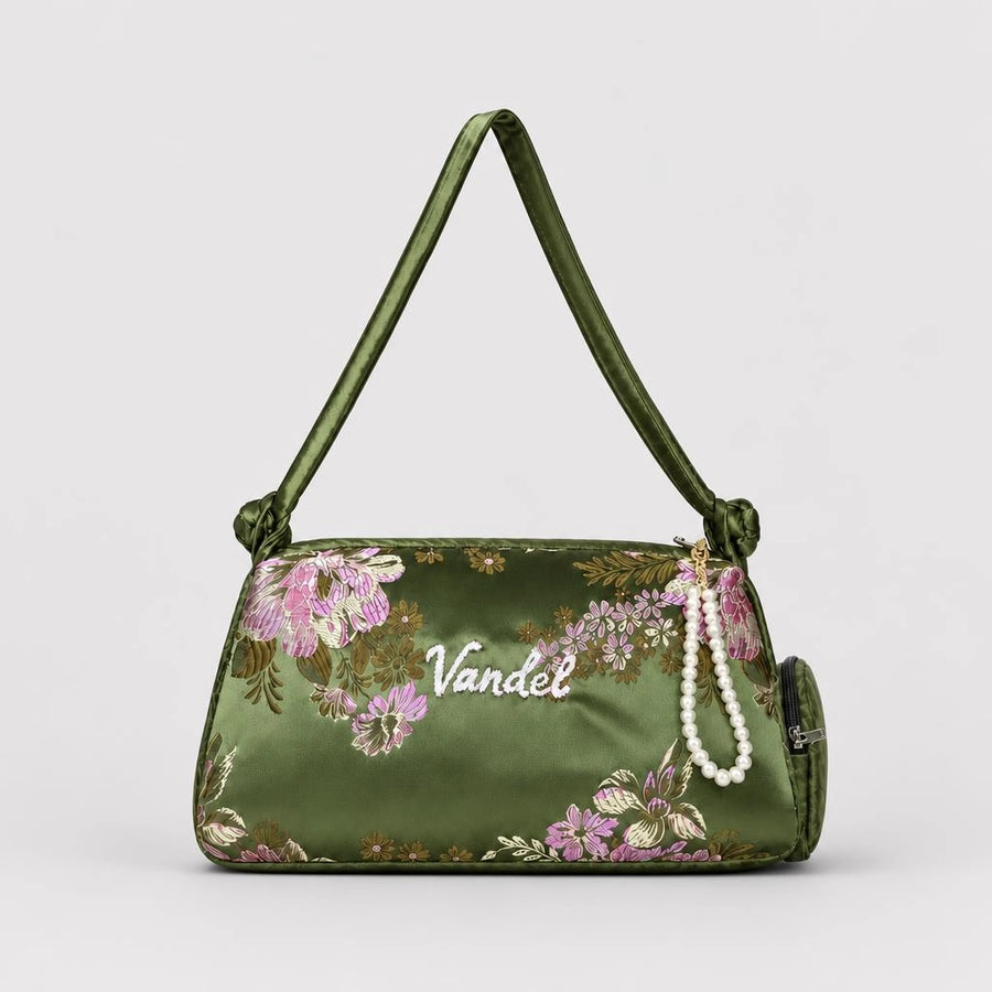 Elegant Floral Underarm Bag