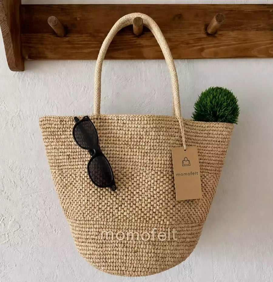 Natural Straw Beach Shoulder Bag