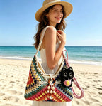 Handmade Bohemian Crochet Shoulder Bag