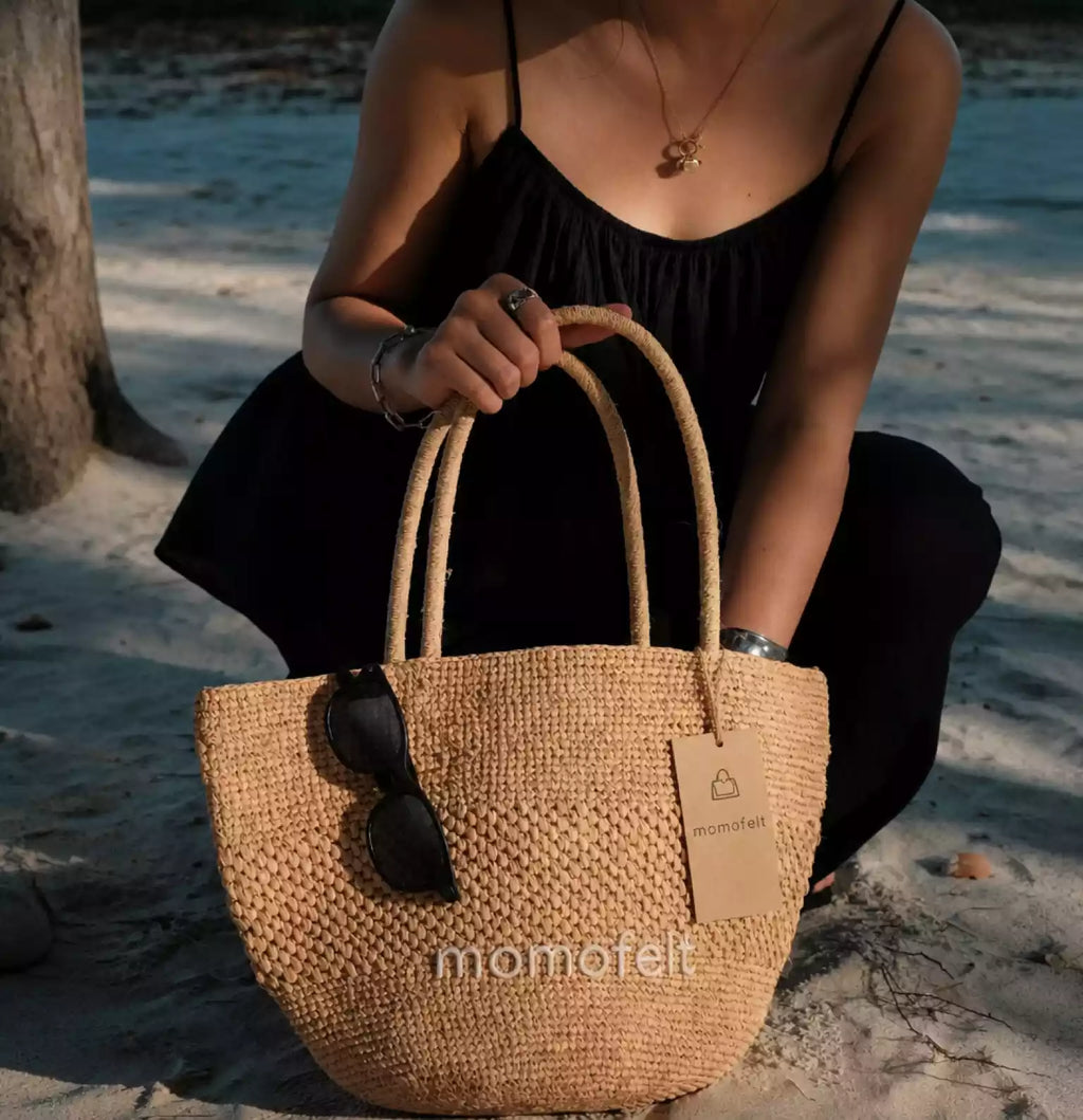 Natural Straw Beach Shoulder Bag