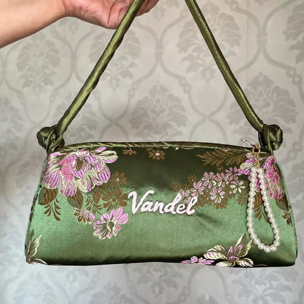 Elegant Floral Underarm Bag