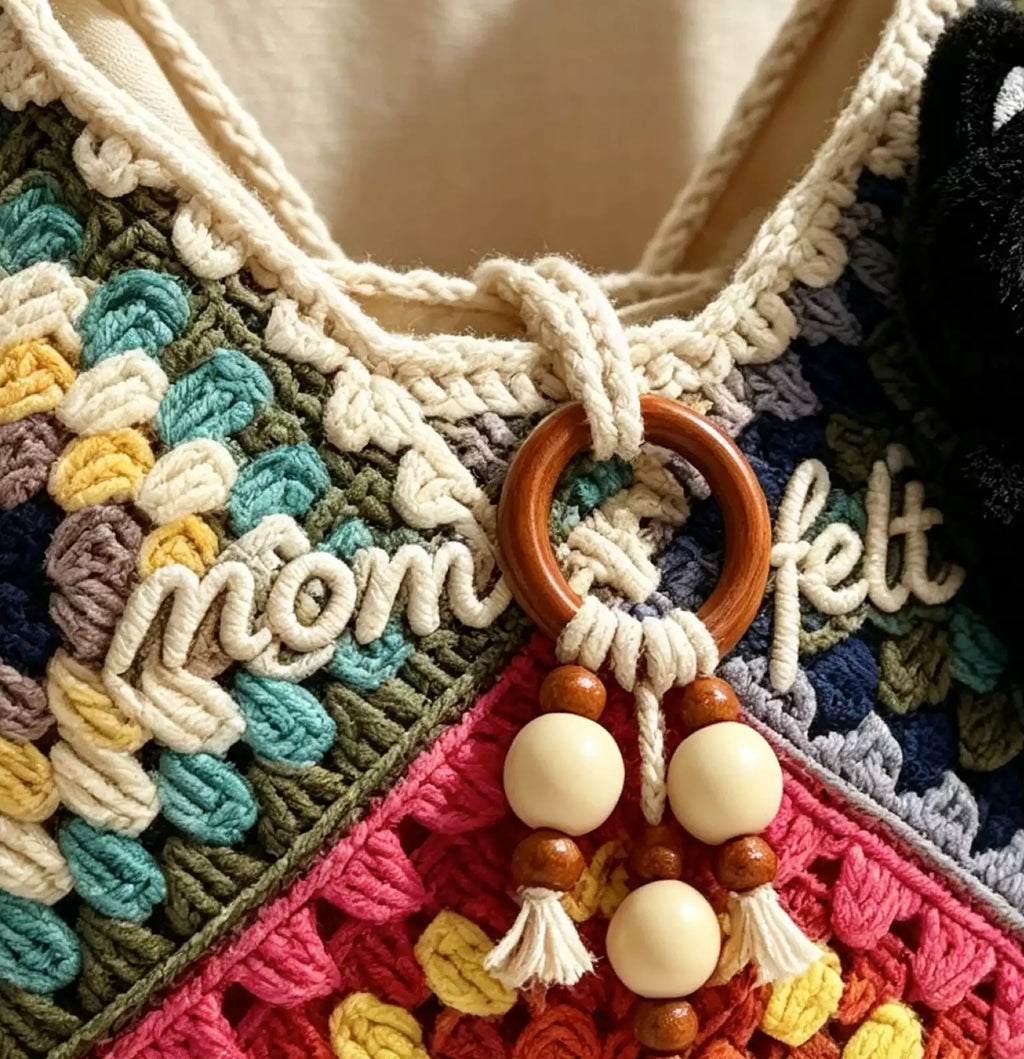 Handmade Bohemian Crochet Shoulder Bag