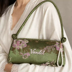 Elegant Floral Underarm Bag