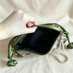 Elegant Floral Underarm Bag