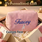 Custom Corduroy Makeup Bag