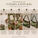 Elegant Floral Underarm Bag