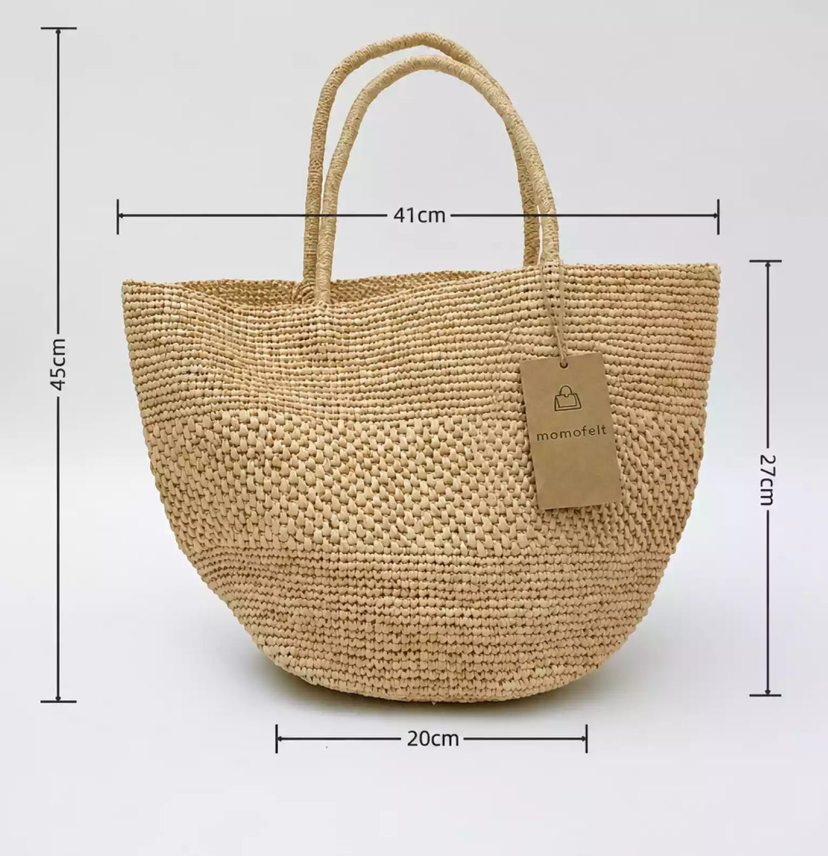 Natural Straw Beach Shoulder Bag